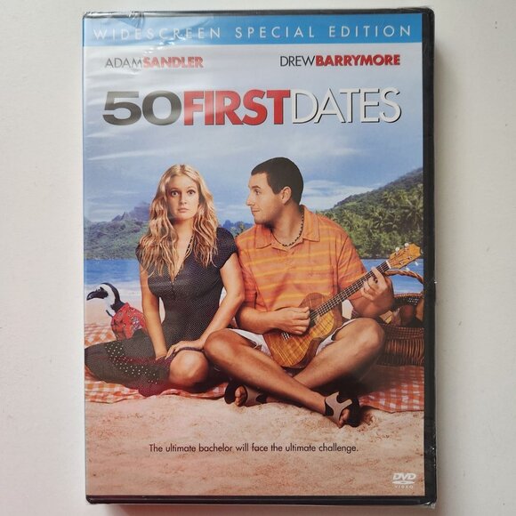 50 First Dates Widescreen Special Edition DVD, Adam Sandler Drew Barrymore, New - Picture 1 of 6